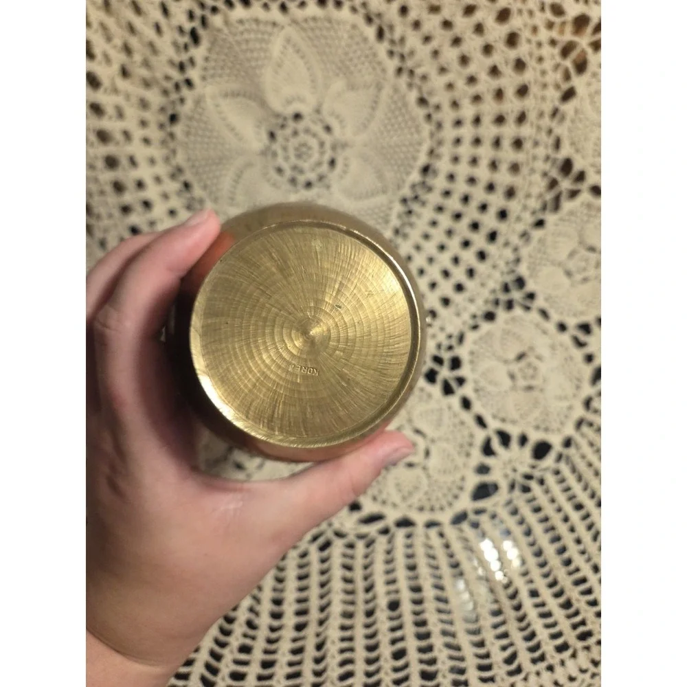 Vintage Brass Water Pitcher Or Vase